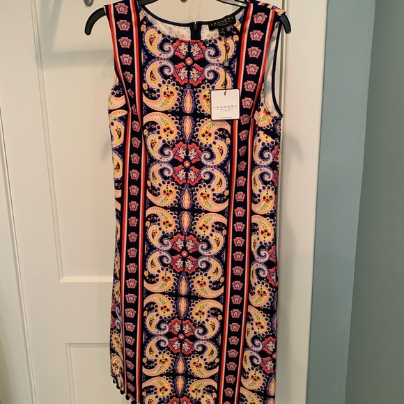 NWT Laundry by Shelli Segal | Knit Print Dress - Picture 8 of 9